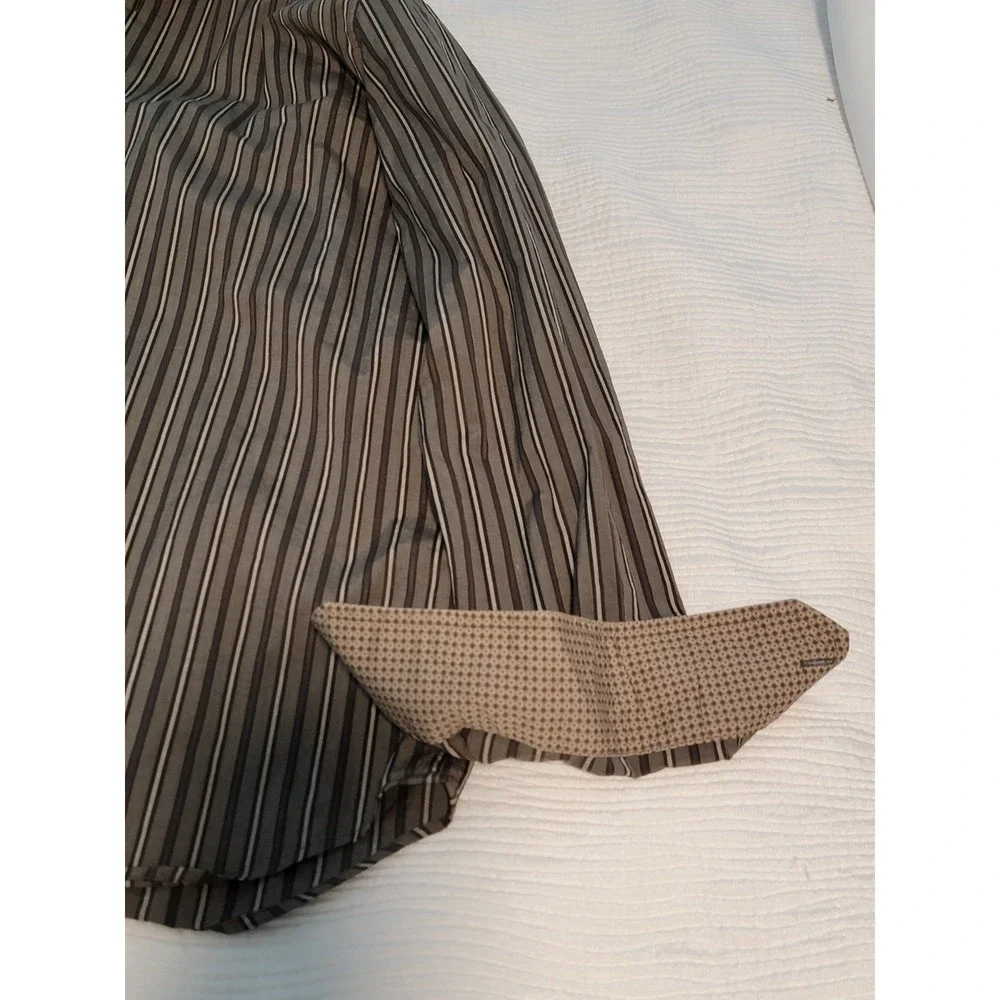 Banana Republic‎ slim Fit XLarge 17-17 1/2 woven in Italy long sleeve button up